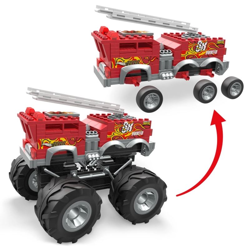 HW Monster Truck Strażacki wóz alarm HHD19 /4