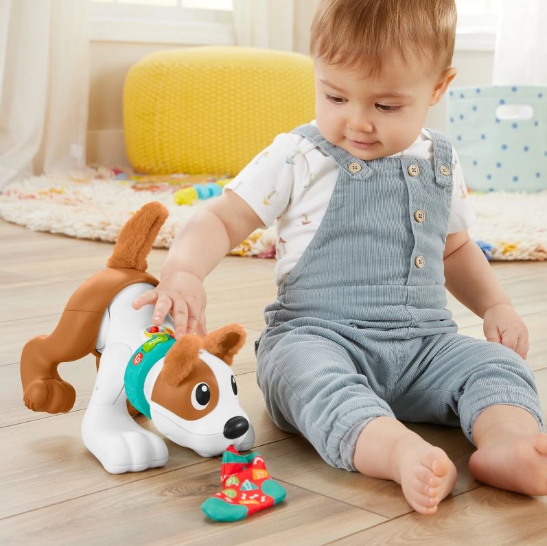 Fisher price edukacyjny piesek raczkuj za mną