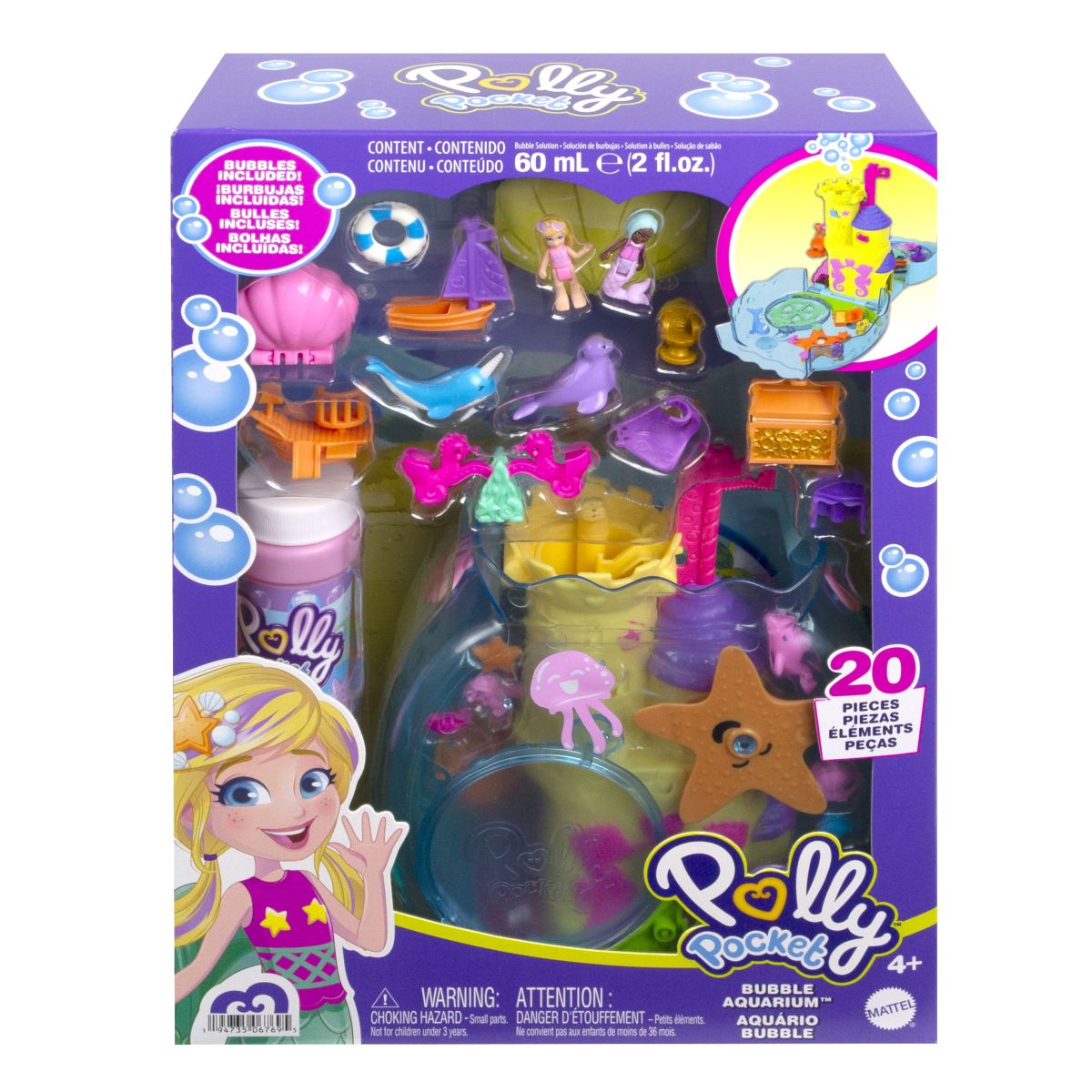 Polly Pocket Bąbelkowe akwarium HHH51 /3