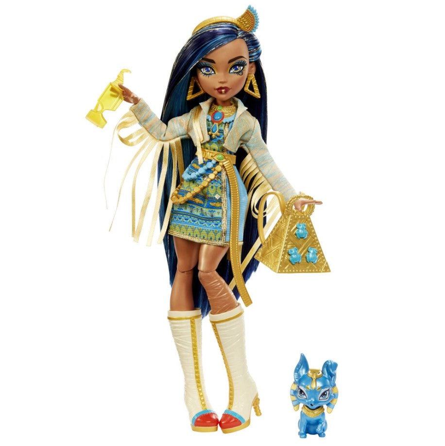 MONSTER HIGH Cleo de Nile lalka+akc HHK54 /4