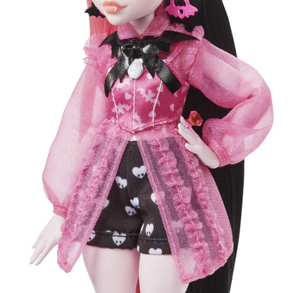 MONSTER HIGH Draculaura lalka+akces HHK51 /4