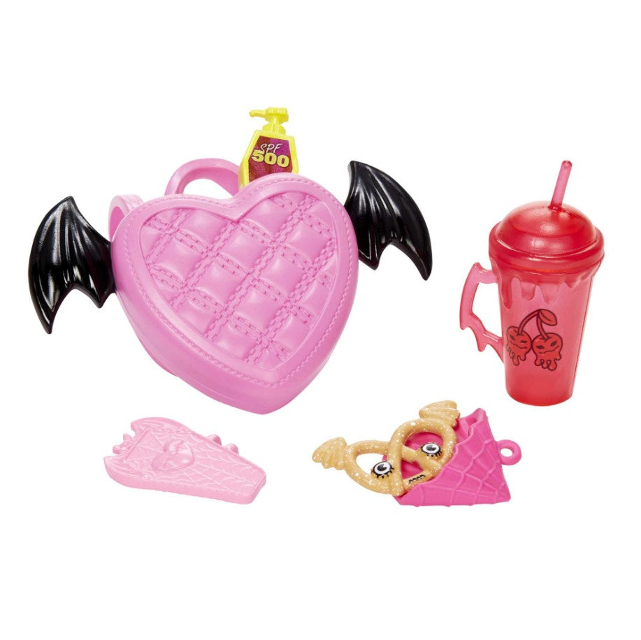 MONSTER HIGH Draculaura lalka+akces HHK51 /4