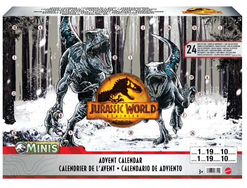 JURASSIC WORLD kalendarz adwentowy HHW24 /3