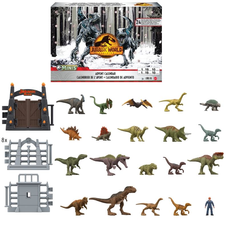 JURASSIC WORLD kalendarz adwentowy HHW24 /3