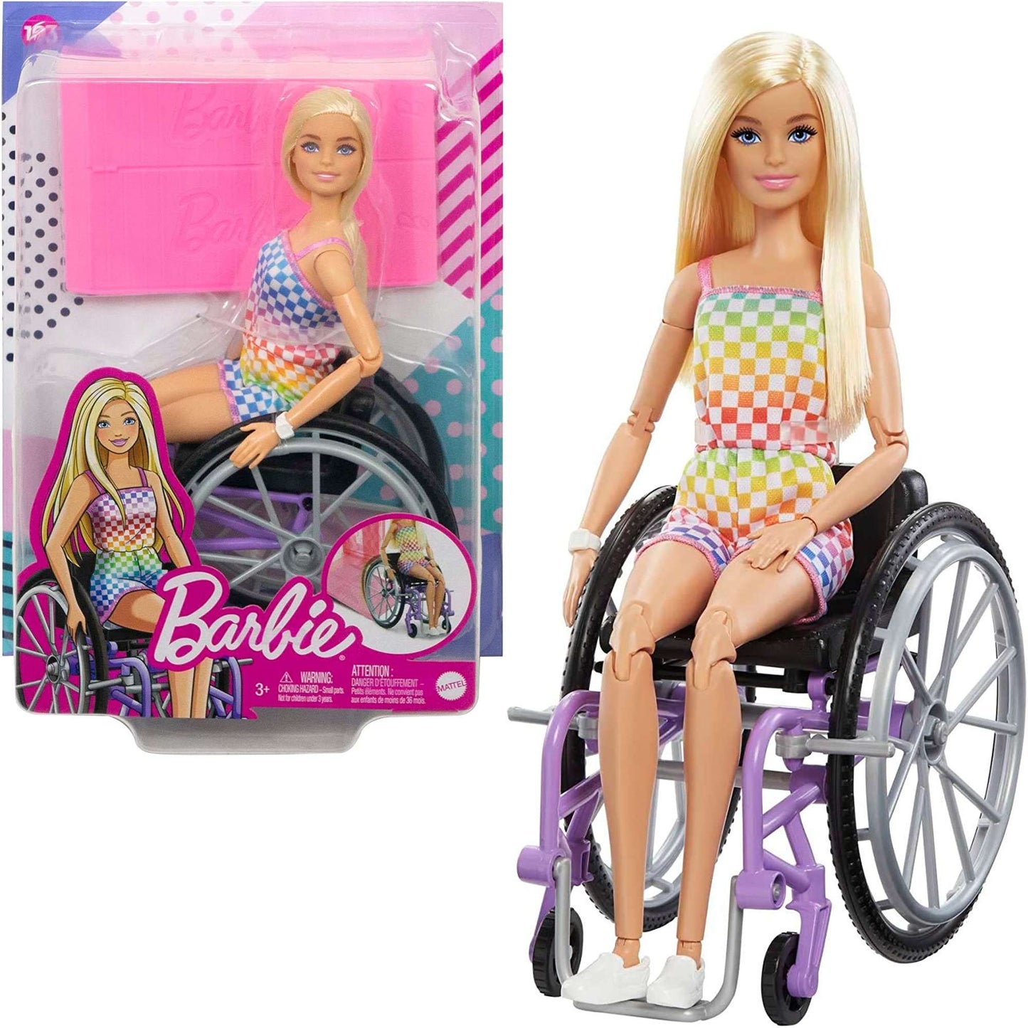 Barbie lalka na wózku inwalidzkim