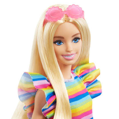 Barbie lalka Fashionistas sukienka w paski HJR96/6