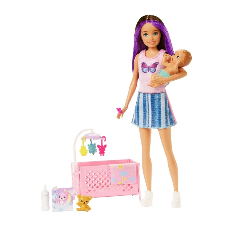 Barbie lalka z bobaskiem + akcesoria HJY33 /3