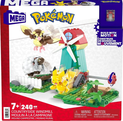MEGA CONSTRUX Pokemon Wiejski wiatrak HKT21 /6