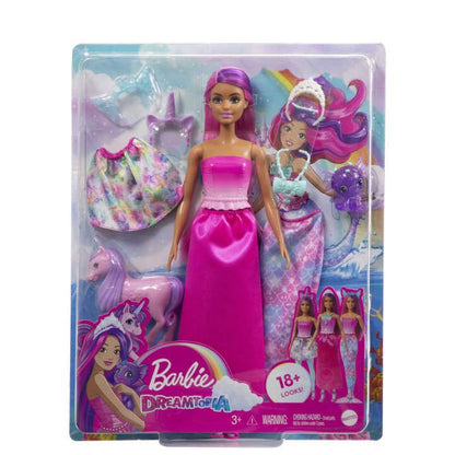 Barbie lalka + strój syrenki 3w1 HLC28 /5