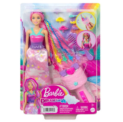 Barbie lalka + zaplatacz do włosów HNJ06 /4