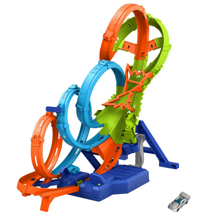 Hot wheels action poczwórna pętla kraks