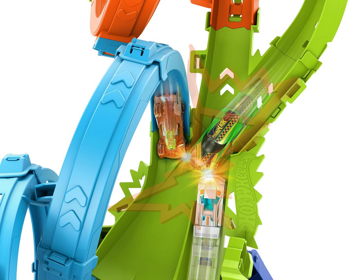 Hot wheels action poczwórna pętla kraks