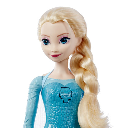 Disney frozen śpiewająca elsa w lodowej sukni