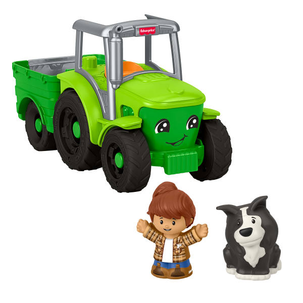 Fisher-price little people traktor muzyczny z figurką