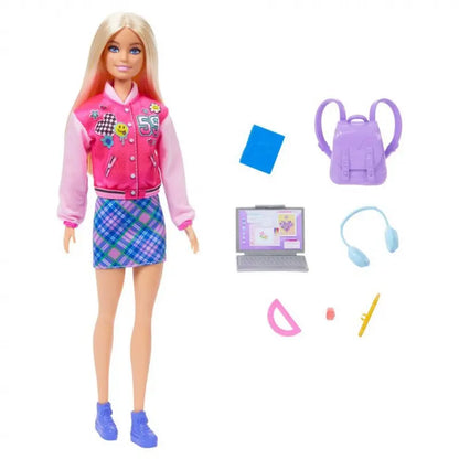 Barbie lalka back to the school