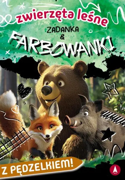 Zadanka i farbowanki. Zwierzęta leśne