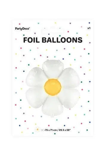 Balon foliowy - Stokrotka - 97x103cm