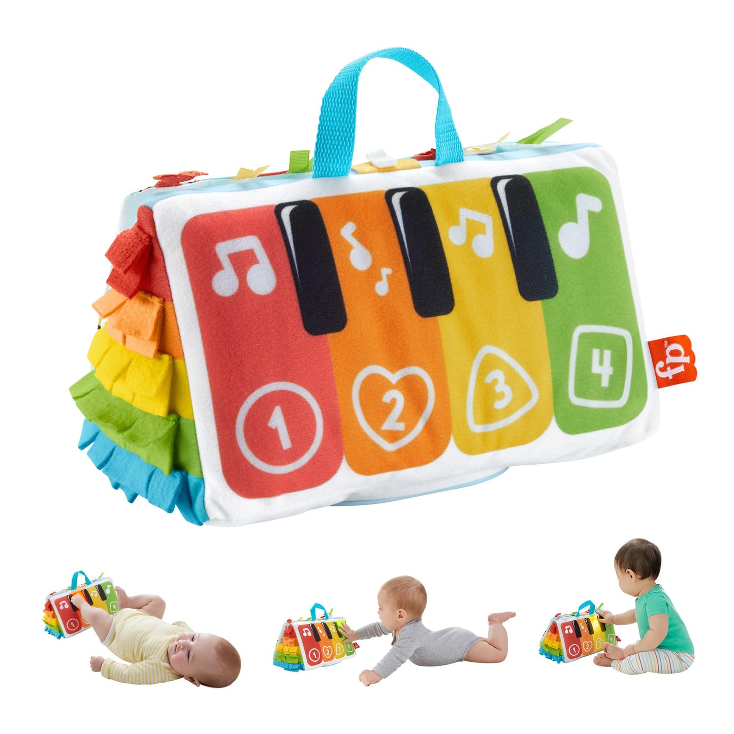 Fisher-price miękkie pianinko światło i muzyka