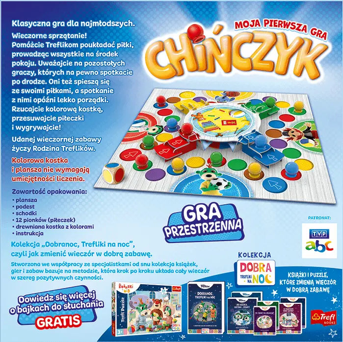 GRA Chińczyk Moja pierwsza gra Trefliki 02056