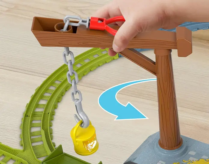 Fisher-price tomek i przyjaciele dostawa farby zestaw z torem