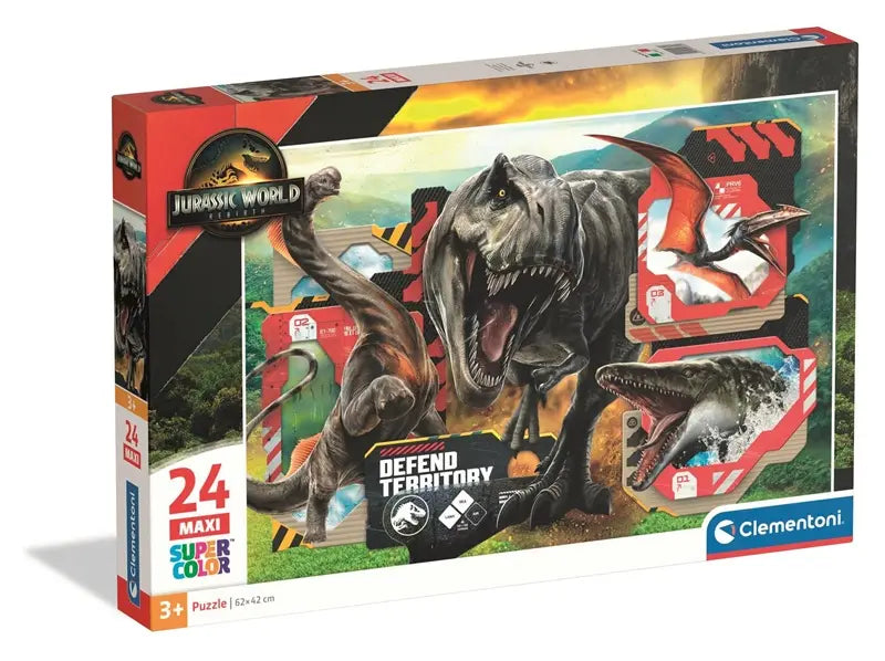 Puzzle 24 maxi Super - Jurassic World