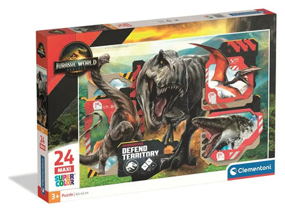 Puzzle 24 maxi Super - Jurassic World