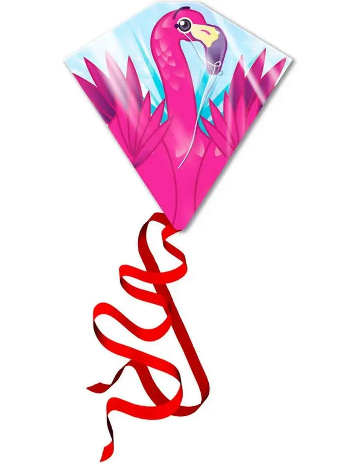 Latwiec plastikowy 59x55cm flamingo