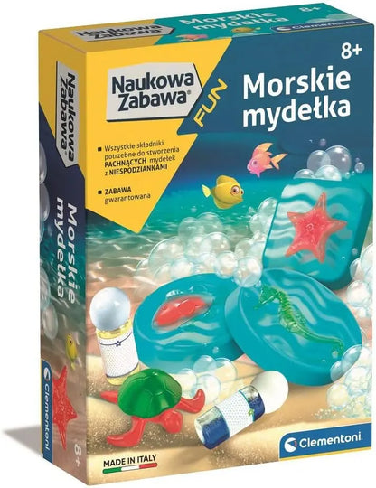 Naukowa zabawa morskie mydełka