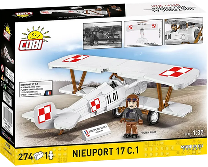 Klocki Great War - samolot Nieuport 17 C.1 274kl
