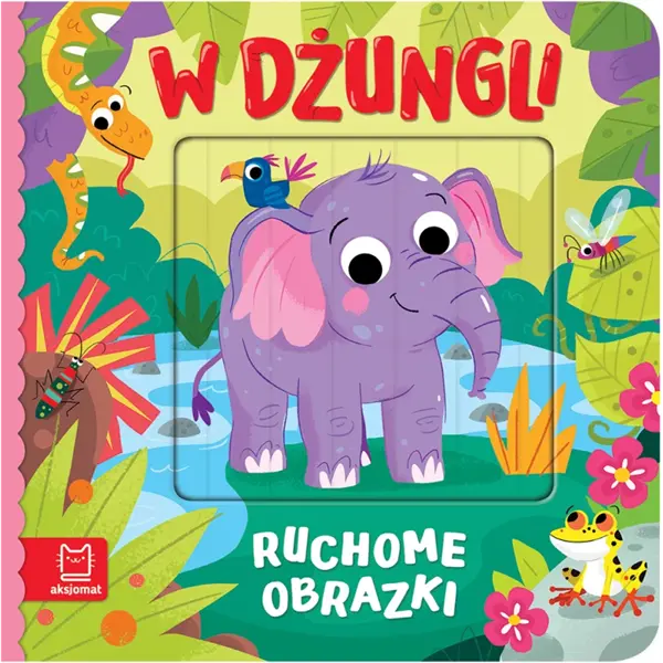 Książeczka ruchome obrazki: W dżungli