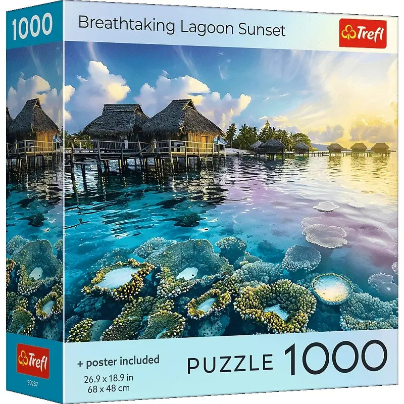 Puzzle 1000 el. USA Collection: Breathtaking Lagoon Sunset