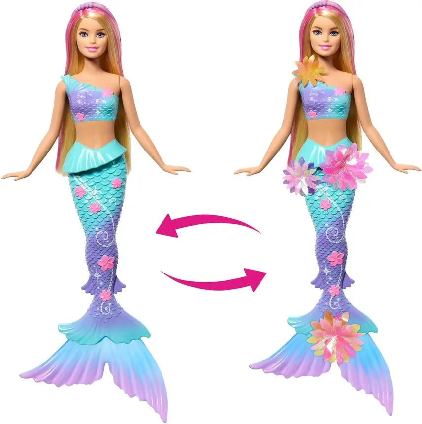 Barbie magiczna syrenka kwiatowa