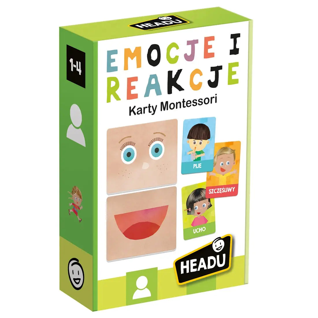 Montessori gra emocje i działania 1-4 lata