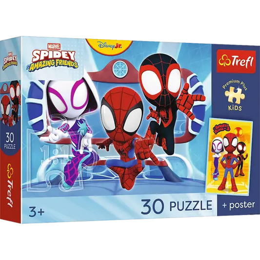 PUZZLE 30 PremPlus Kids Spidey w akcji 18343