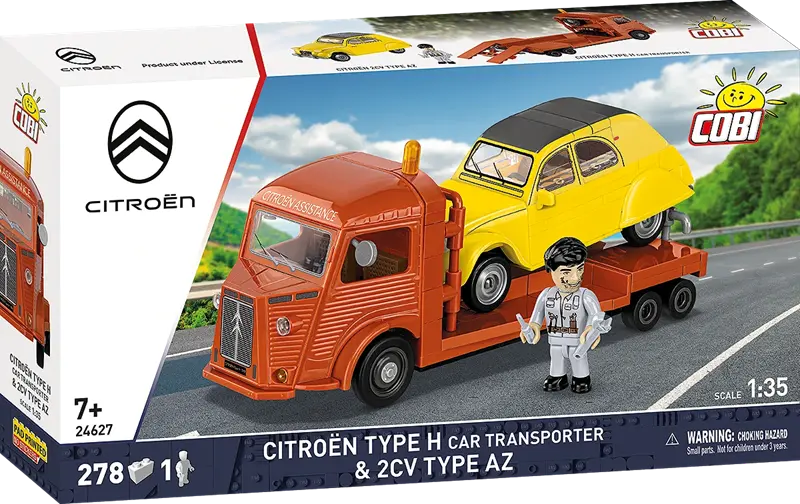 Klocki - Citroen Type H Car Transporter 2CV Type AZ, 278kl
