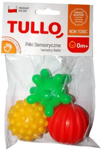 Tullo piłki sensoryczne 3 szt