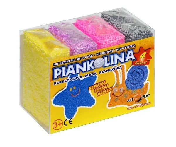 Piankolina 4 kolory żółta