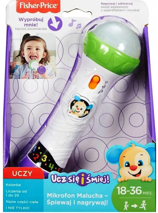 Fisher-price mikrofon malucha-śpiewaj i nagrywaj!