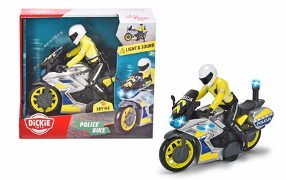 Dickie sos motocykl policyjny 17cm