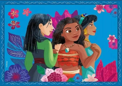 Puzzle 4w1 Super Kolor Disney Princess
