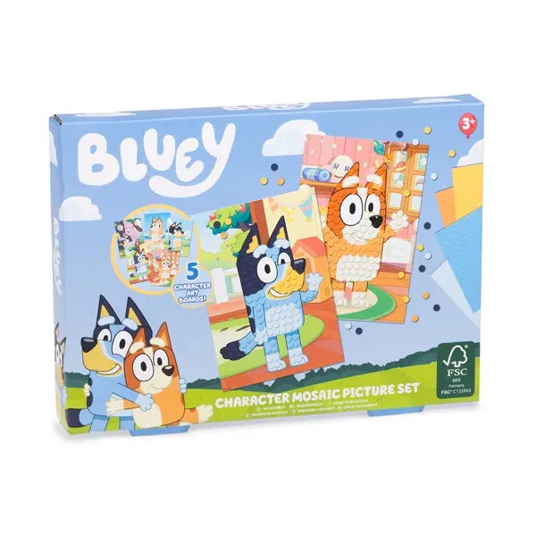 Bluey zestaw do tworzenia mozaiki z naklejkami