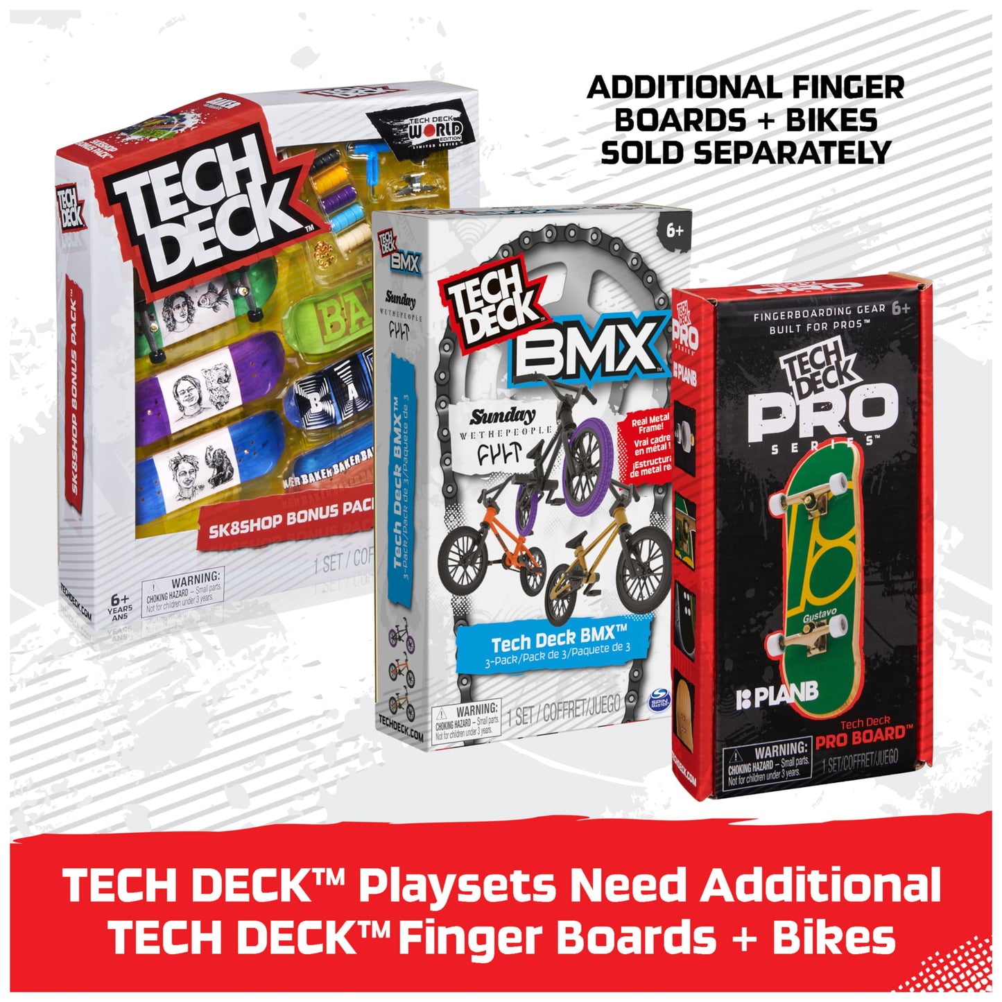 Techdeck transformujący skate park