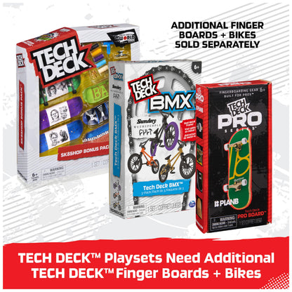 Techdeck transformujący skate park