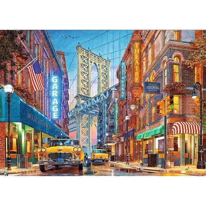 Puzzle 500 el. Premium Plus Quality Tea Time: Widok na Manhattan Bridge