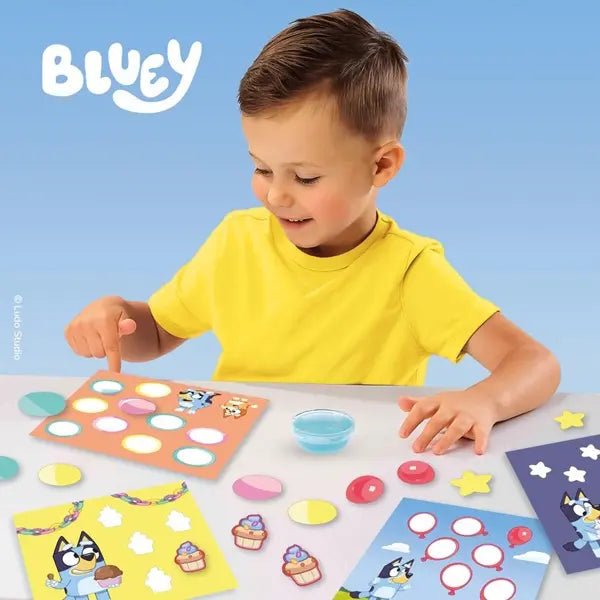 Bluey naklejki z kształtami