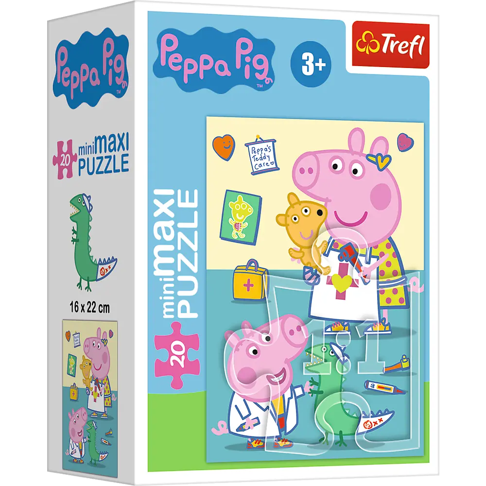 Puzzle minimaxi 20 elementów beztroski dzień świnki peppy