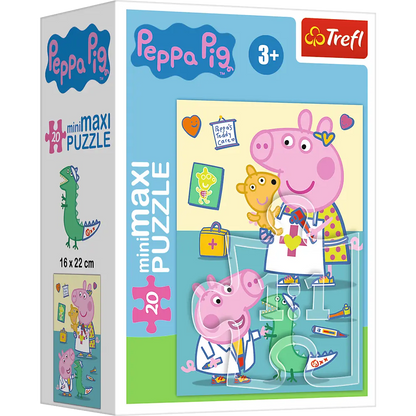 Puzzle minimaxi 20 elementów beztroski dzień świnki peppy