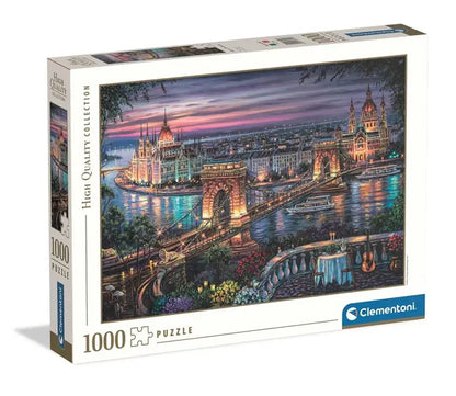 Puzzle 1000 HQ Lights of the Danube