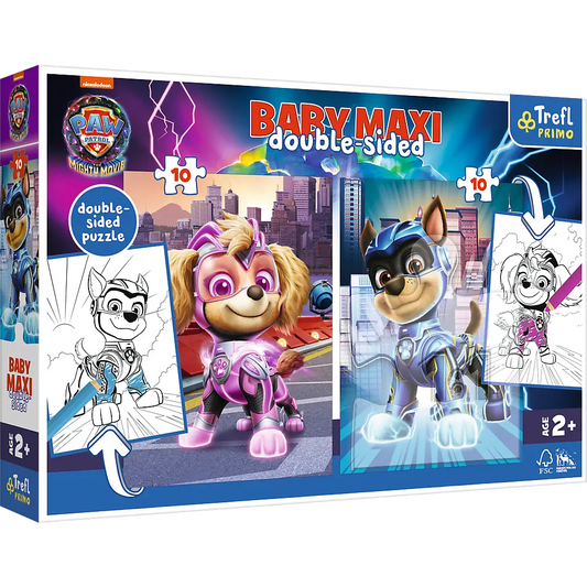 Puzzle baby maxi 2x10 elementów bohaterskie pieski psi patrol