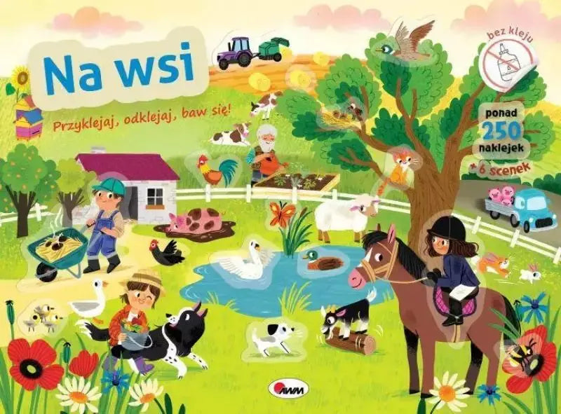 Przyklejaj odklejaj Baw się! Na wsi